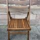 Set  de 4 chaises Pliante terrasse patio  vintage