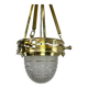 Viennese Secession Suspension in Brass attributed to Kolo Moser & Jutta Sika