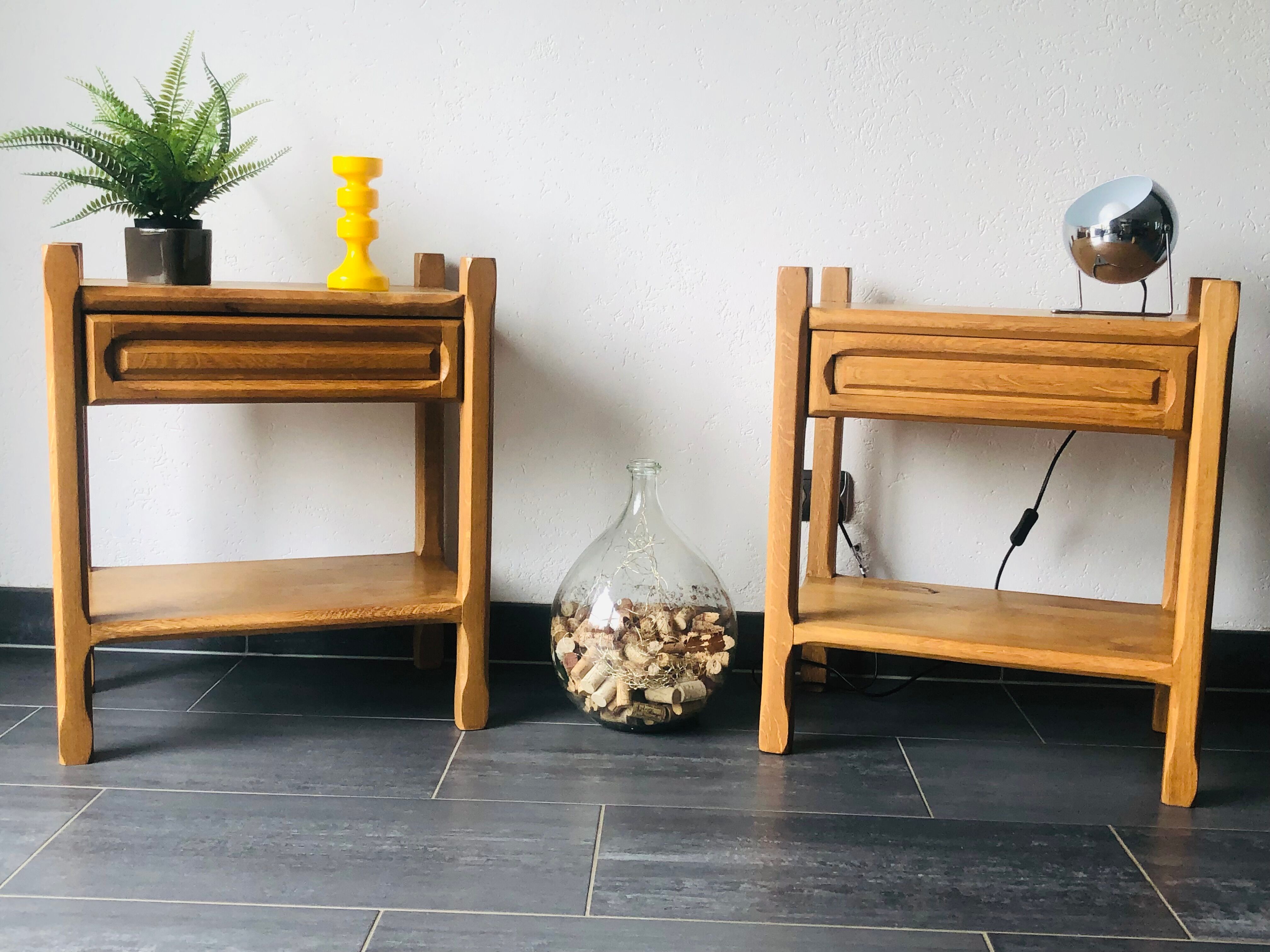 Brutalist bedside table