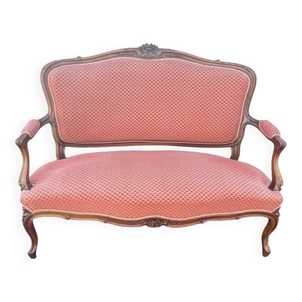 Banquette de Style Louis XV en noyer — Beyit
