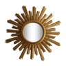 Golden sun mirror, 1960s, 60cm