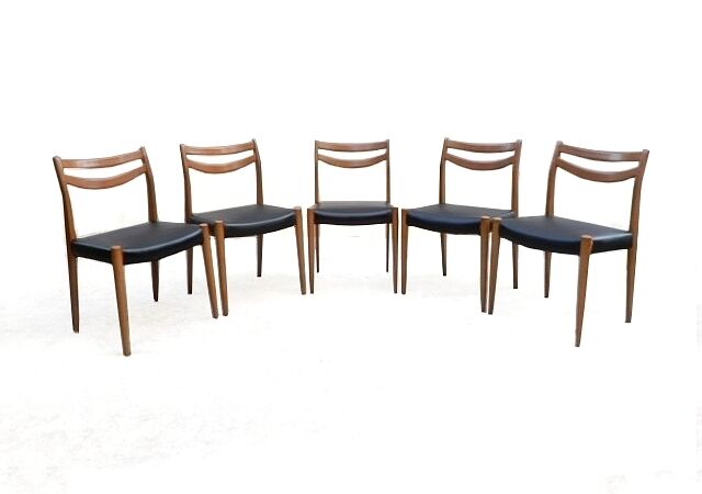 Renovated vintage Scandinavian chairs 1960s