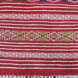 Handmade wool red carpet