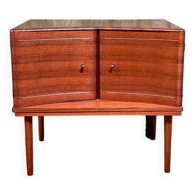 Petit meuble vintage rétro vintage en teck 1960