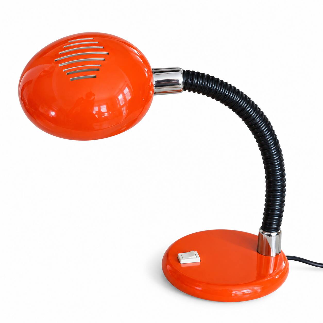 Space Age orange desk lamp – 1970s