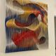 Textile sculpture-painting: The Dance of Colors