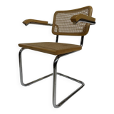 Cesca chair B64 with armrests by Marcel Breuer Design