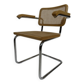 Chaise Cesca B64 avec accoudoirs par Marcel Breuer Design