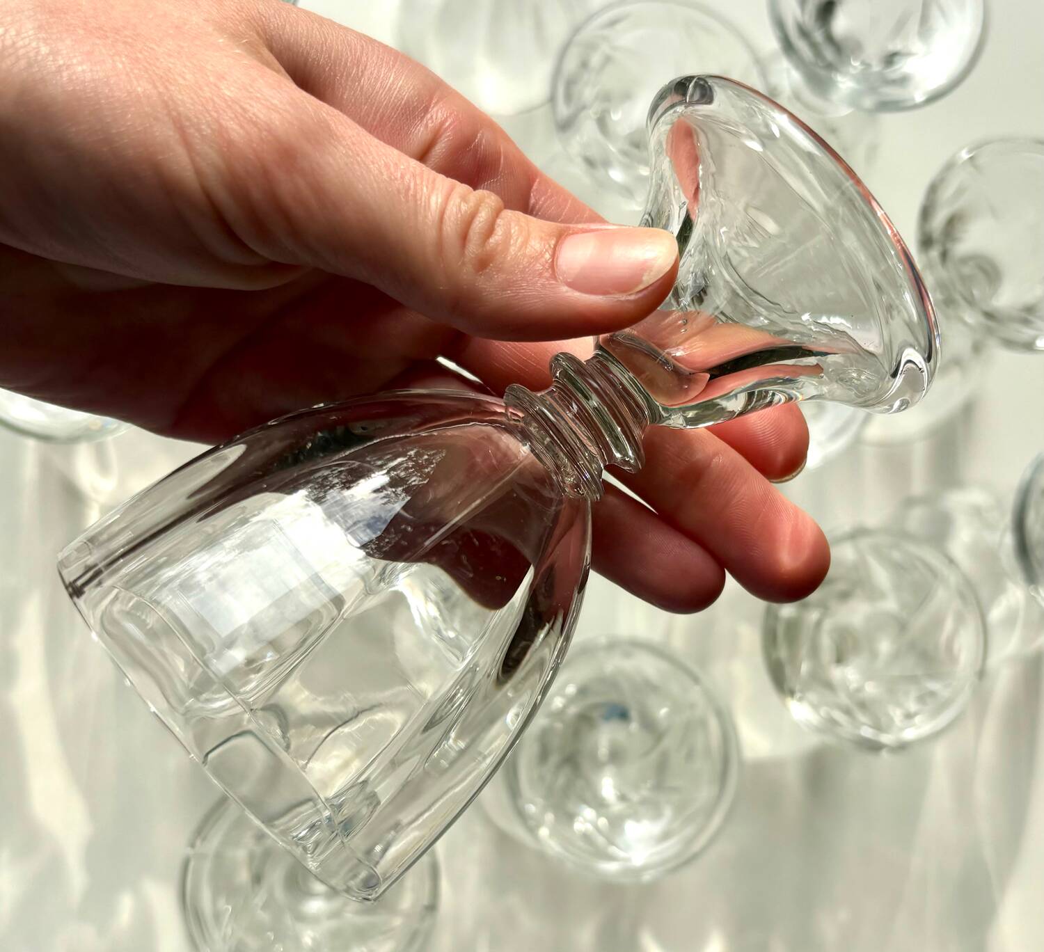 Verres Saint Louis Crystal modèle Cluny