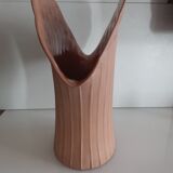 Old vase signed chaumette terracotta art nouveau