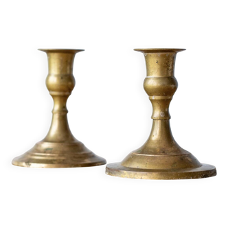 Paire de chandelier en laiton 11cm