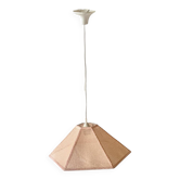 Suspension en cannage vintage - corde rose