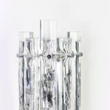 Superb Crystal Stem Wall Lights by Kinkeldey, Germany, 1970s