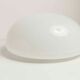 Pair of white opaline ceiling lamps