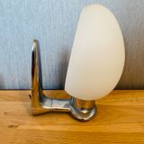 Opaline wall lamp half egg form