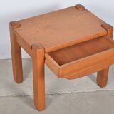 Table de chevet en orme