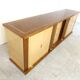 Vintage lacquered goatskin credenza, 1970s