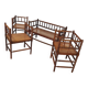 Ensemble familial Bobbin assorti 1 x banc, 3 x chaise.