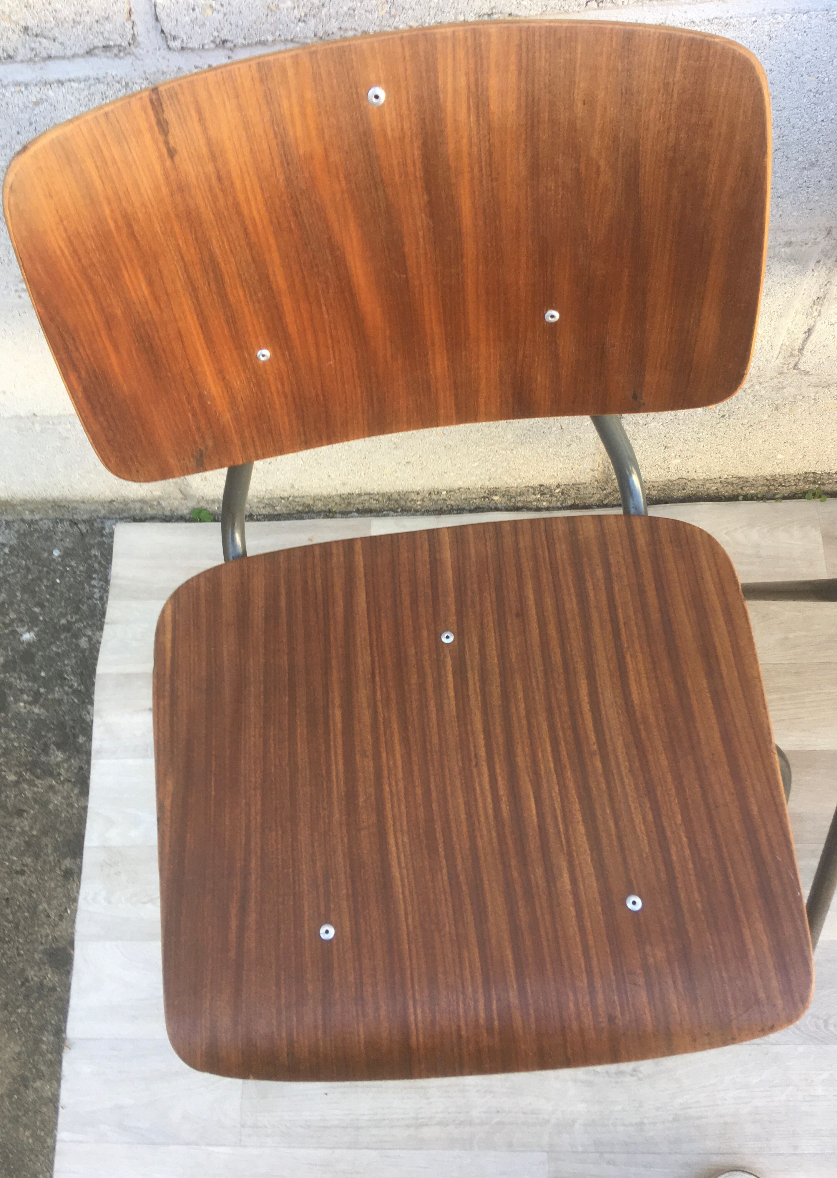 Set of 6 chairs Kho Liang 60s