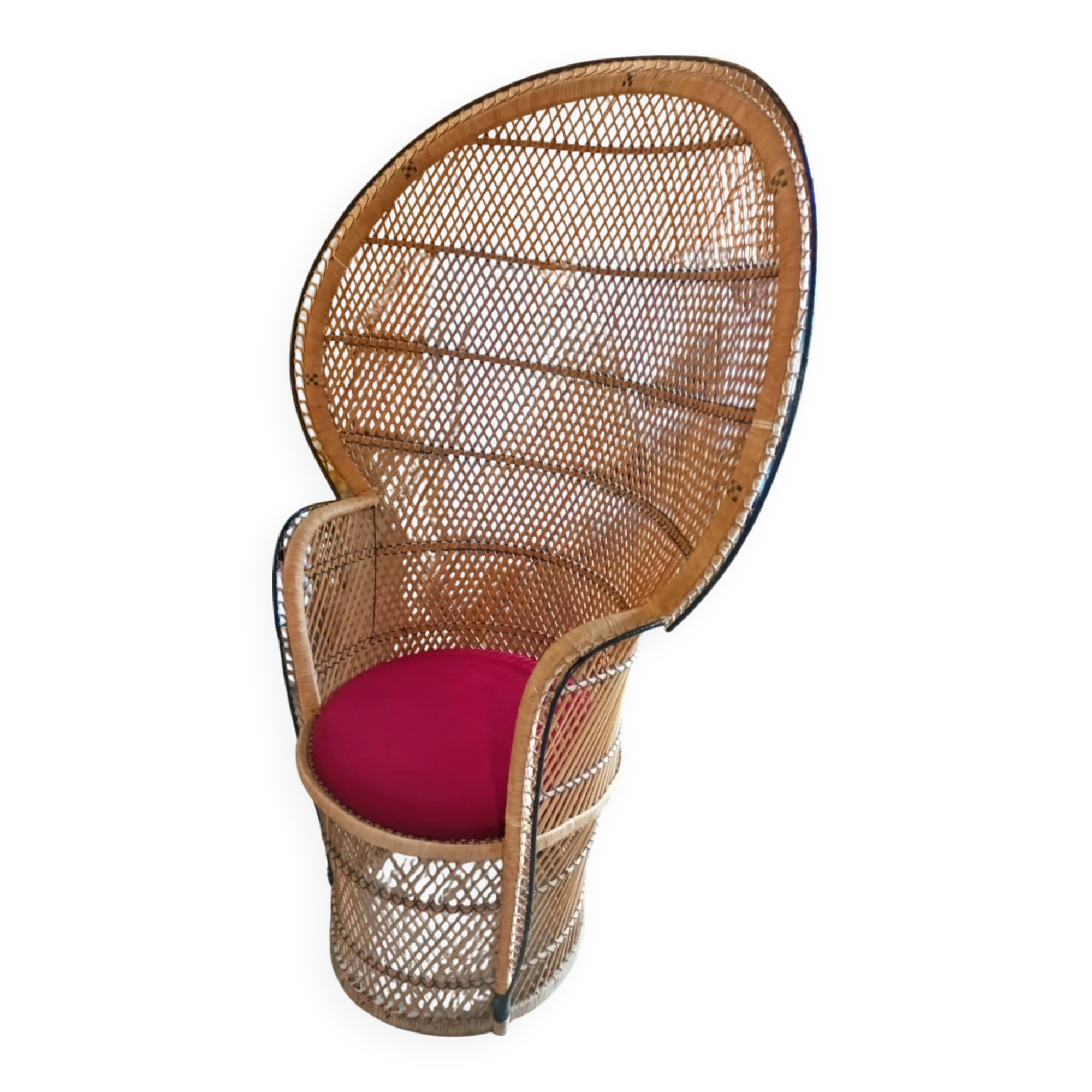 Emmanuelle rattan armchair