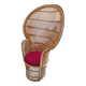 Fauteuil Emmanuelle en rotin