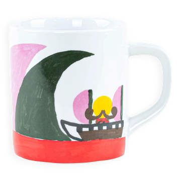 Porcelain mug, Danish design, 1990s/2000s, manufacturer: Royal Copenhagen