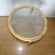 rattan harness, glass tray, 1950, delivery offered