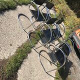 Italian bauhaus chrome dining chairs, 1970s, set of 6