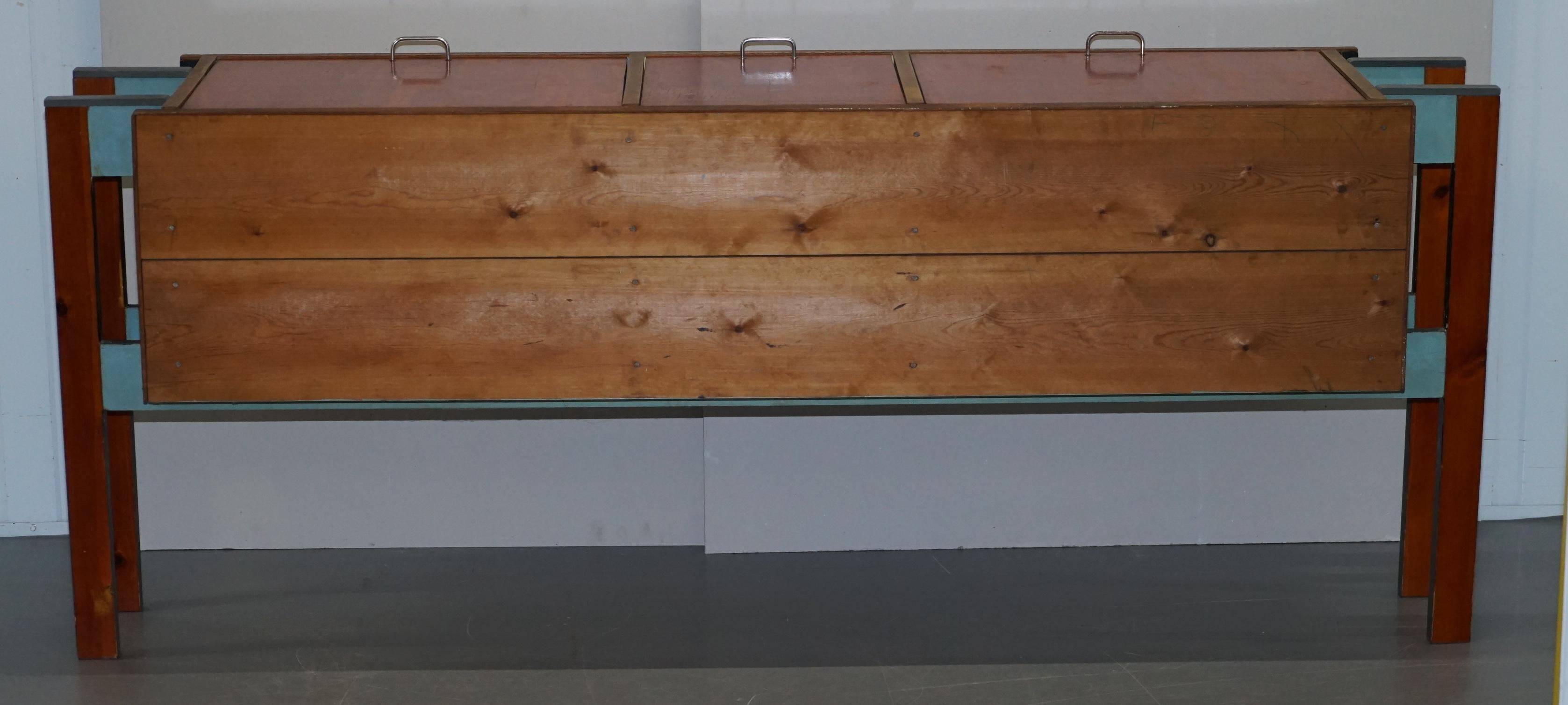 Unique Custom Modern Buffet with Doors Opening Upwards