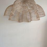 Huge rattan suspension in the shape of a corolla H:1m; D: 1m50