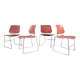 MATRIX Krueger dining chairs designed by Thomas Tolleson, 1970s USA