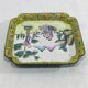 Asian enameled copper tray