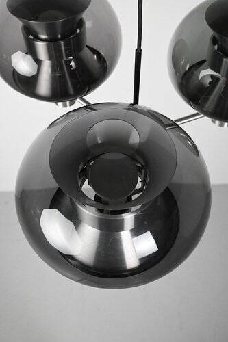 Space Age Pendant Light in Metal