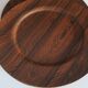 Set of 12 plywood rosewood and teak plates by mossback, Denmark 1960s