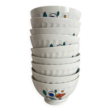 Small bowls Sarreguemines 1970s