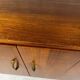 Buffet bas en placage teck, 1960/70, Midcentury modern