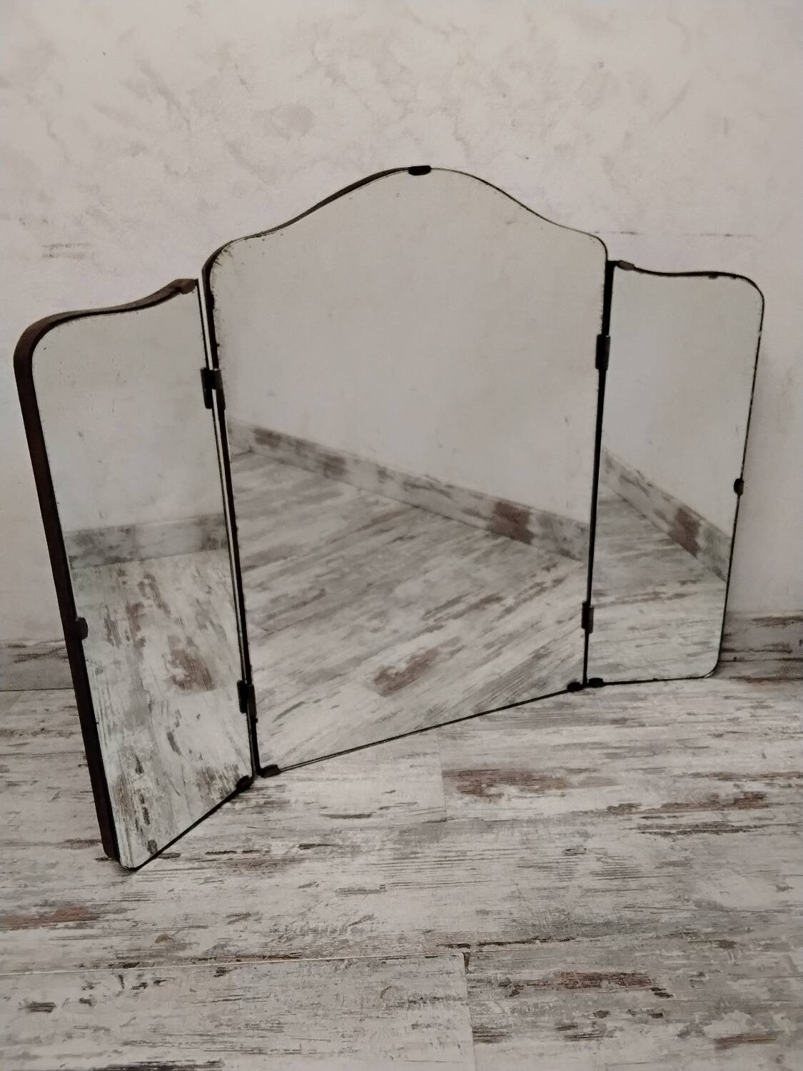 Grand miroir triptyque art déco