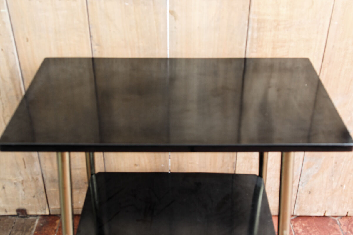 Metal rolling table, 60s