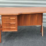 Exceptional Vintage Boomerang desk designed by Jacques Hauville 1960 p