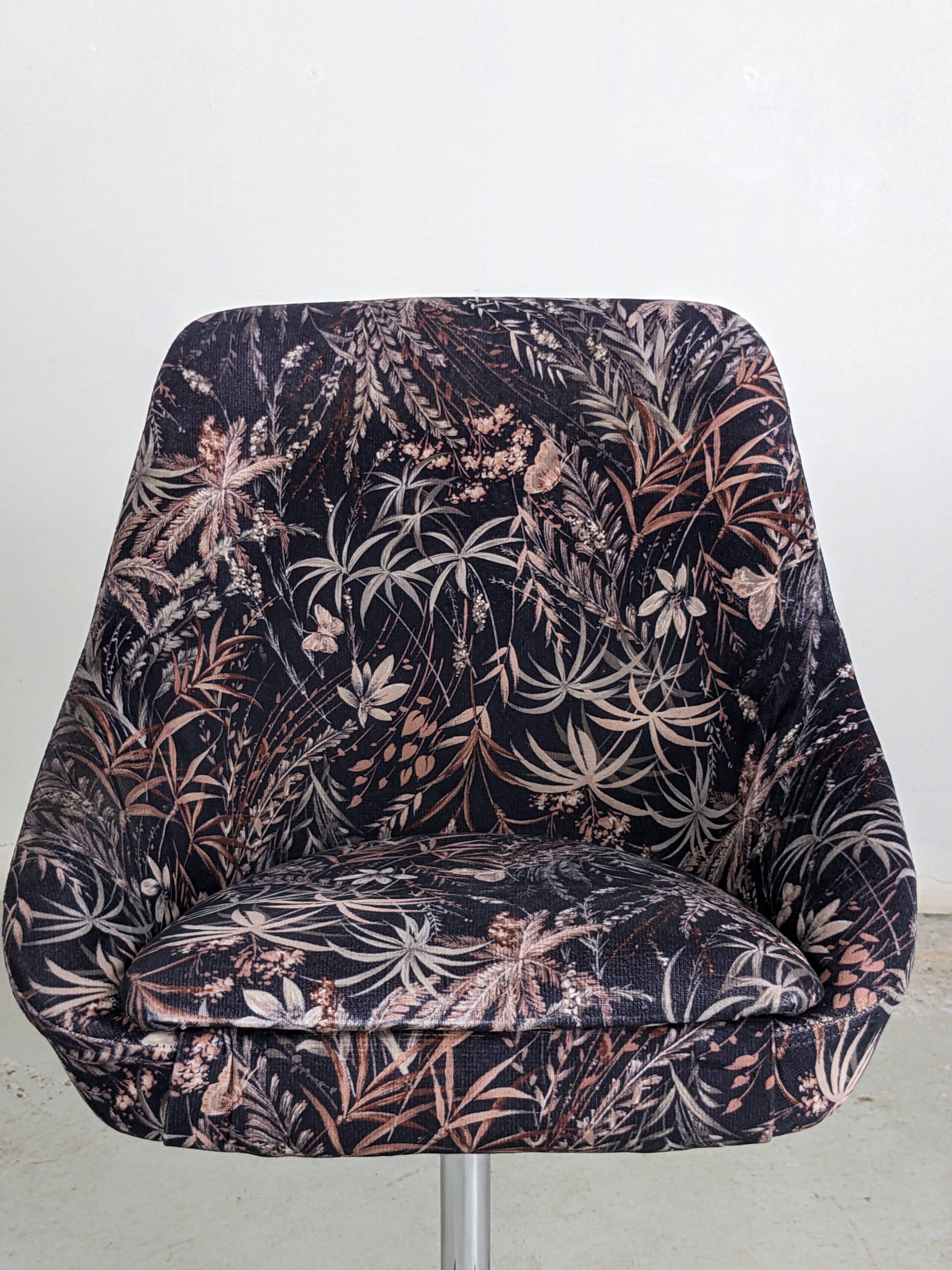 Set of 4 vintage swivel shell chairs - 1970s