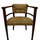 Art Deco chair minimalist oak wicker minimalist design