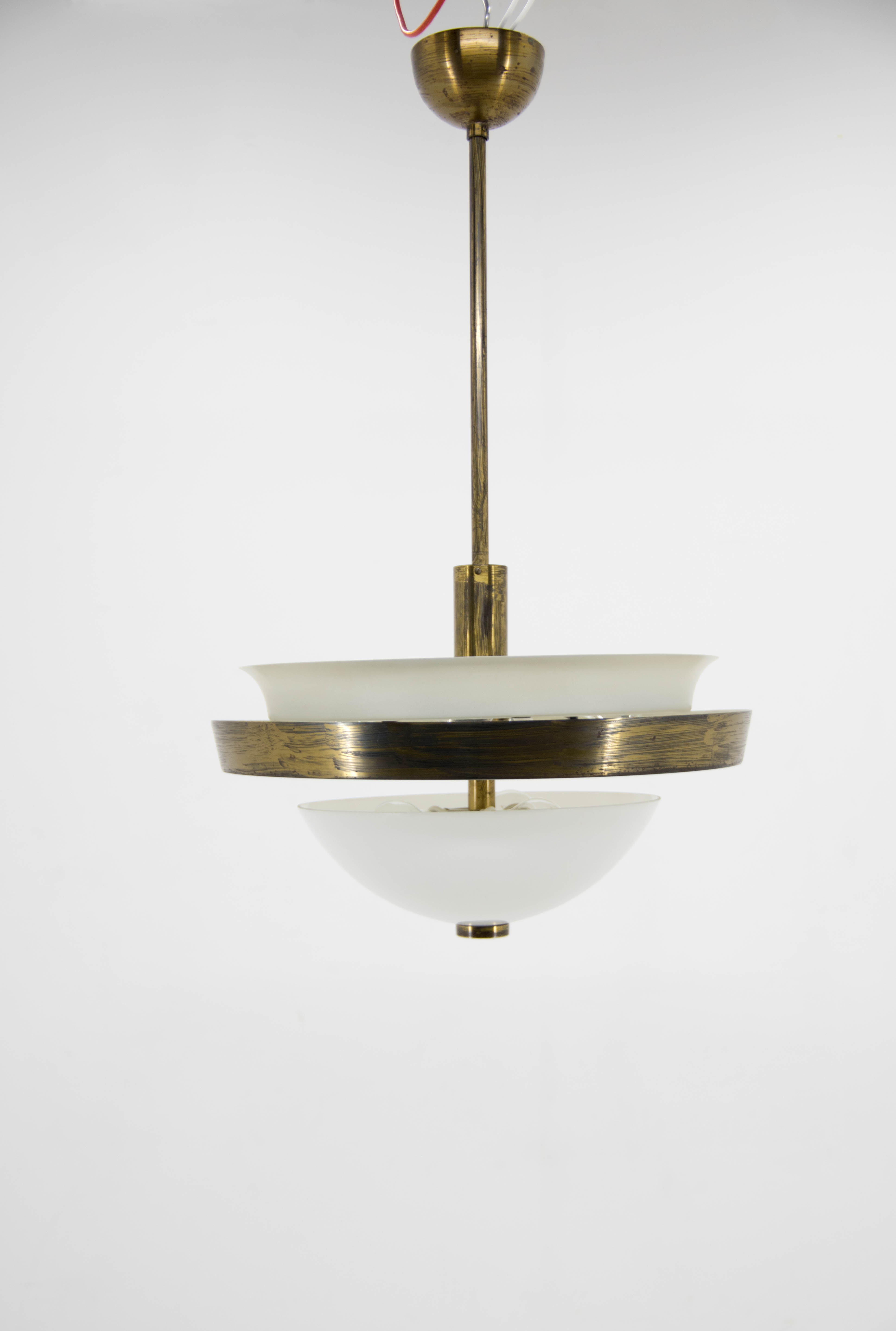 Bauhaus chandelier by ias, 1930s