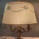 Lampe en bronze à  3 bras de style Louis XV