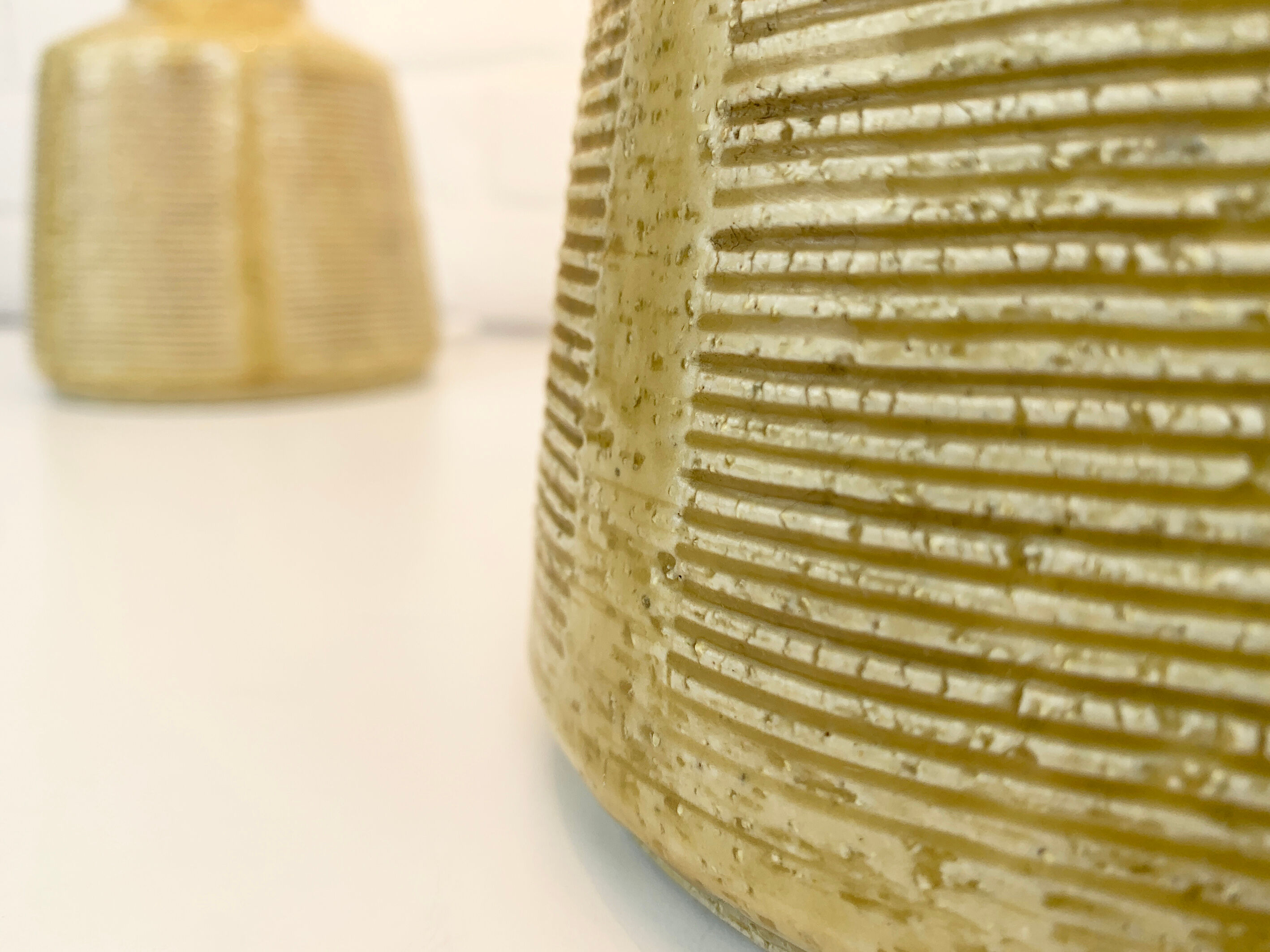 Pair of Ceramic Table Lamps Palshus, Denmark, design Esben Klint for Le Klint