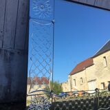 Engraved mirror
