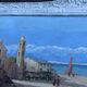 Ancient painting – Animated Mediterranean view – Port and sailing boats