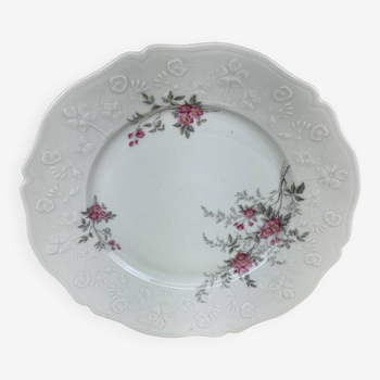 Old Limoges porcelain round dish