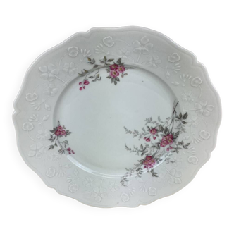 Plat rond ancien porcelaine Limoges