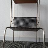 Vintage magazine rack side table