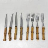 Bamboo Cutlery Set for 4 People